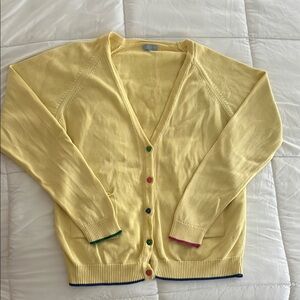 Hill House Yellow Knit Cardigan Sweater
